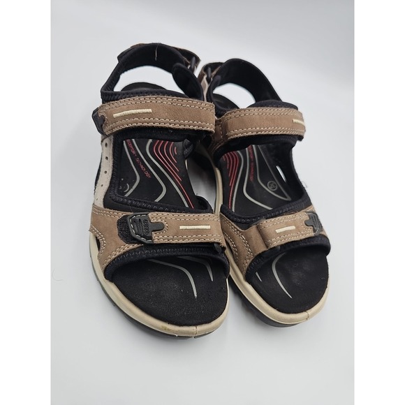 Ecco Shoes - Womens Ecco Yucatan Sandals Offroad Size 7 US Euro 38 Birch